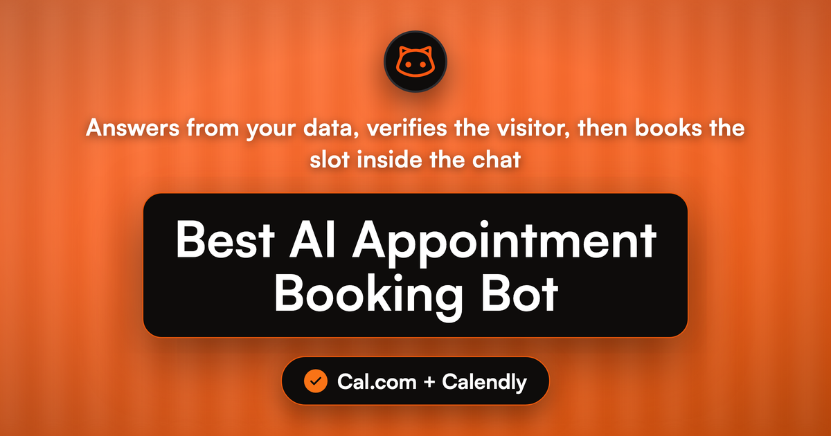 Best AI Appointment Booking Bot: One That Books, Not Just Chats