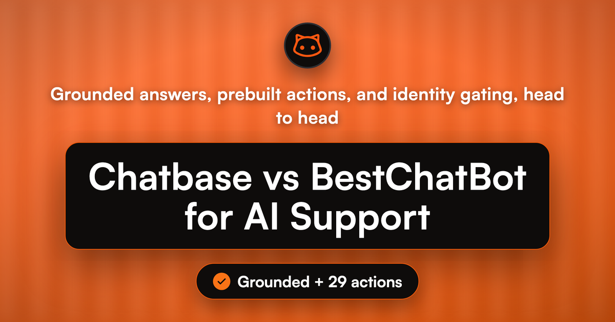 Chatbase vs BestChatBot for AI Support