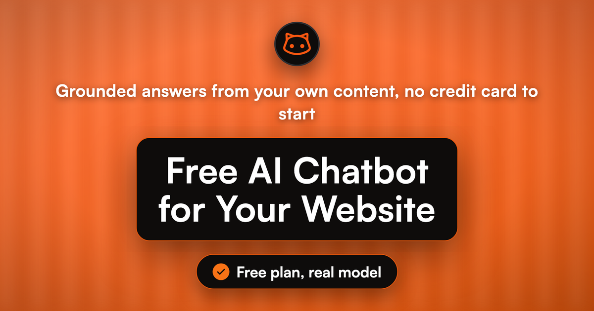 Free AI Chatbot for Your Website