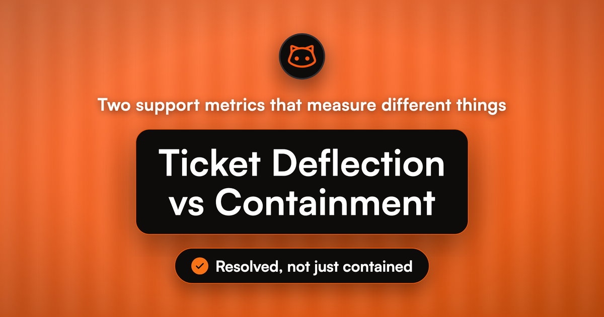 Ticket Deflection vs Containment