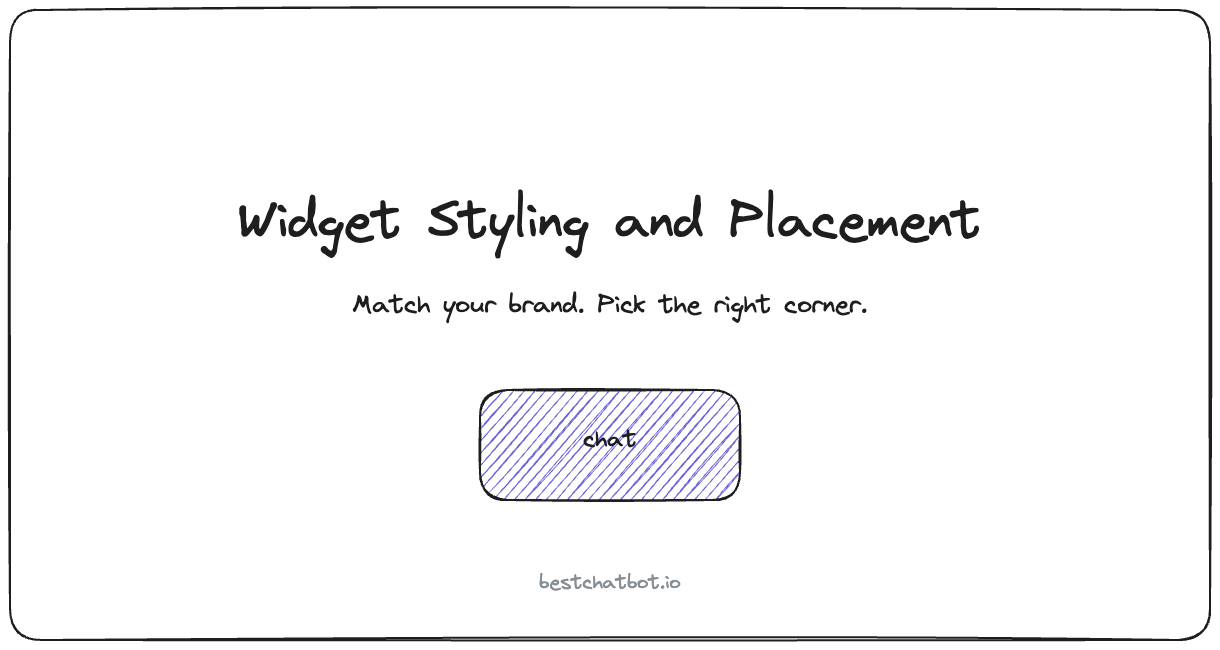 Widget Styling and Placement Options